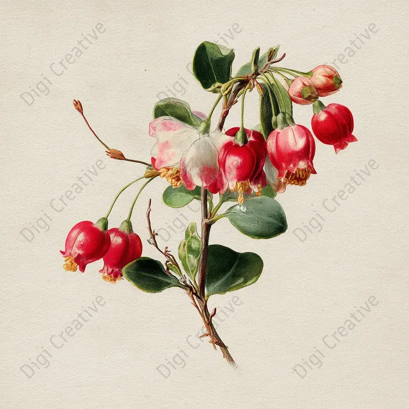 Victorian Botanical Art Illustrations