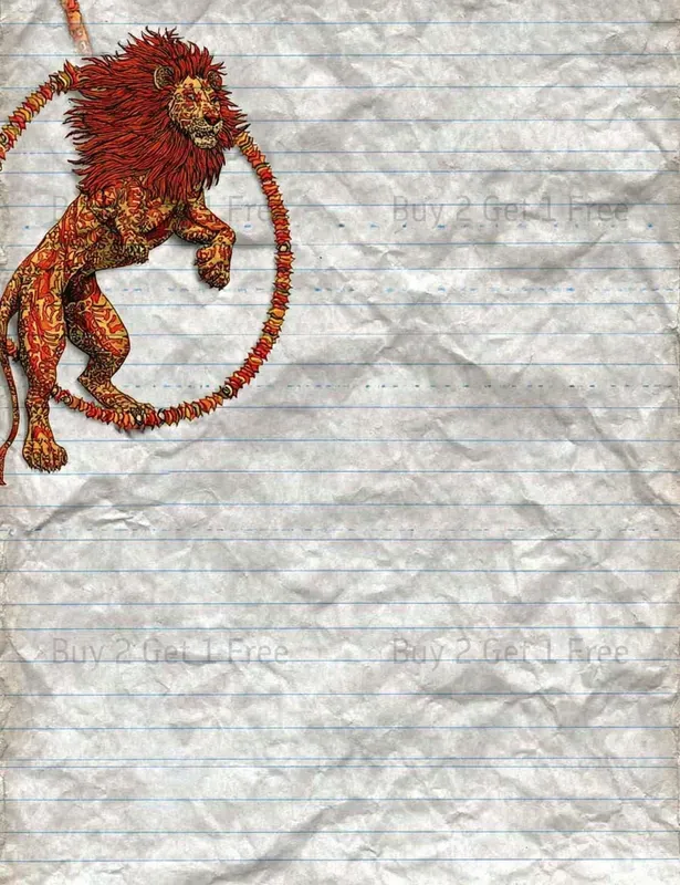 Vintage Circus Girl Plain Papers