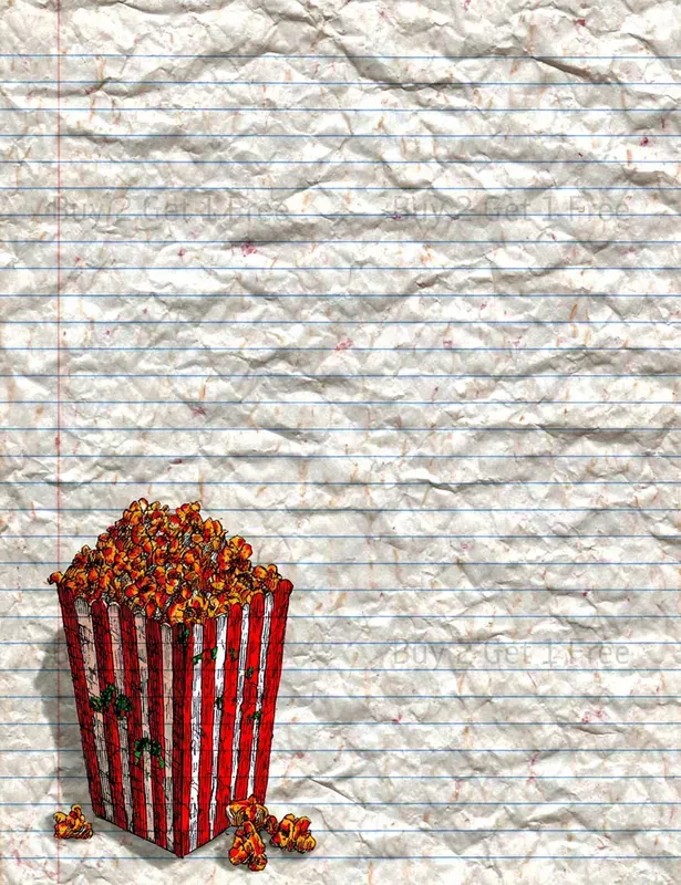 Vintage Circus Girl Plain Papers