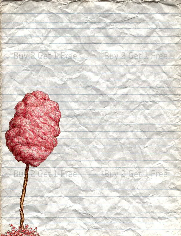 Vintage Circus Girl Plain Papers
