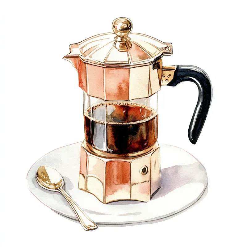 Elegant Parisian Cafe Watercolor Cliparts
