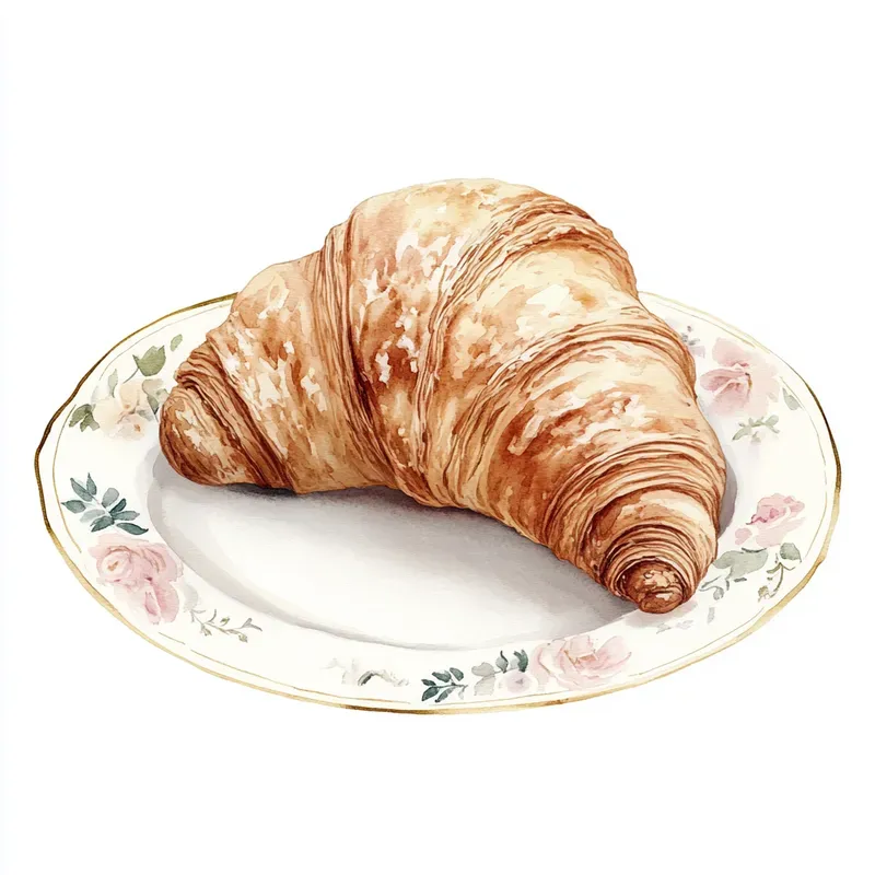 Elegant Parisian Cafe Watercolor Cliparts