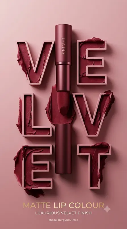 3D Text Cutout Product Posters