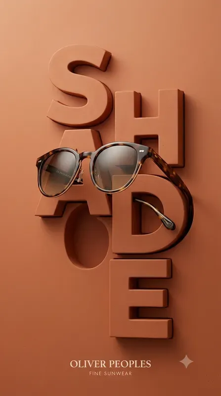 3D Text Cutout Product Posters