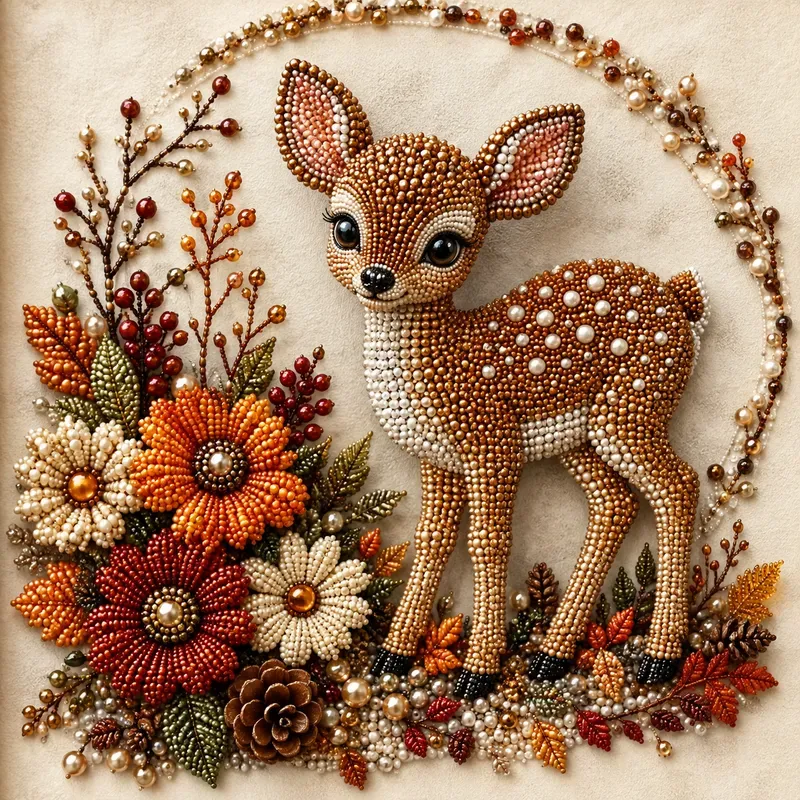 Whimsical Bead Art Animals