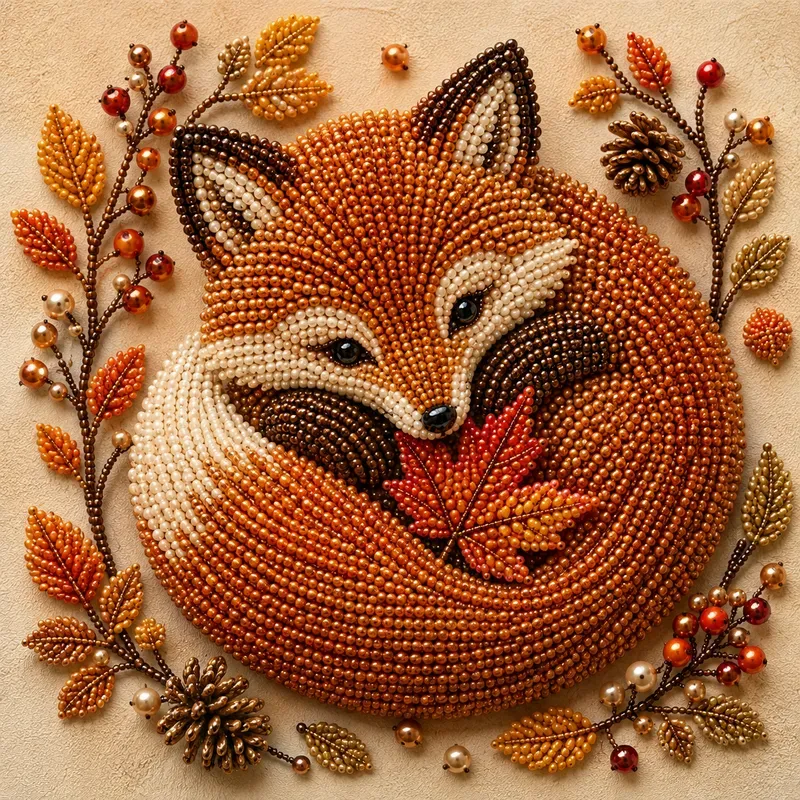 Whimsical Bead Art Animals