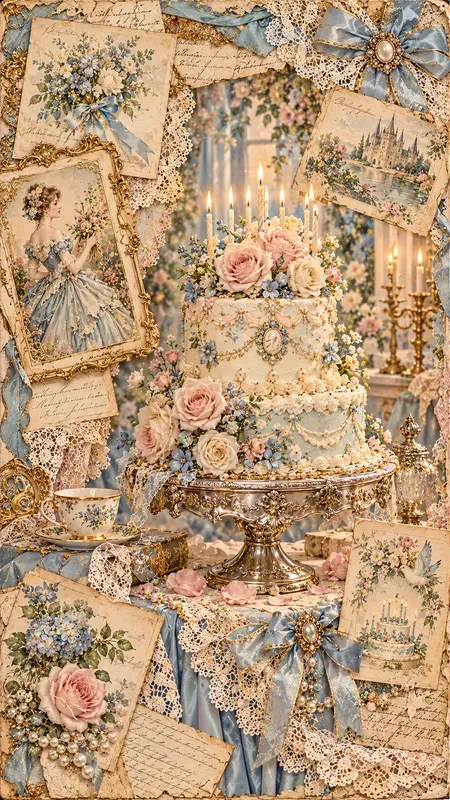 Victorian Birthday Party Junk Journals