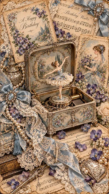 Victorian Birthday Party Junk Journals