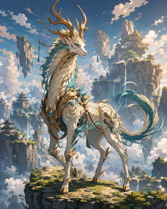 Fantasy Anime Bestiary Creature Art