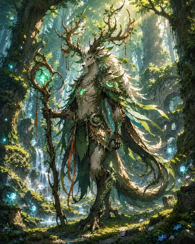 Fantasy Anime Bestiary Creature Art