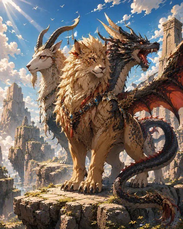 Fantasy Anime Bestiary Creature Art