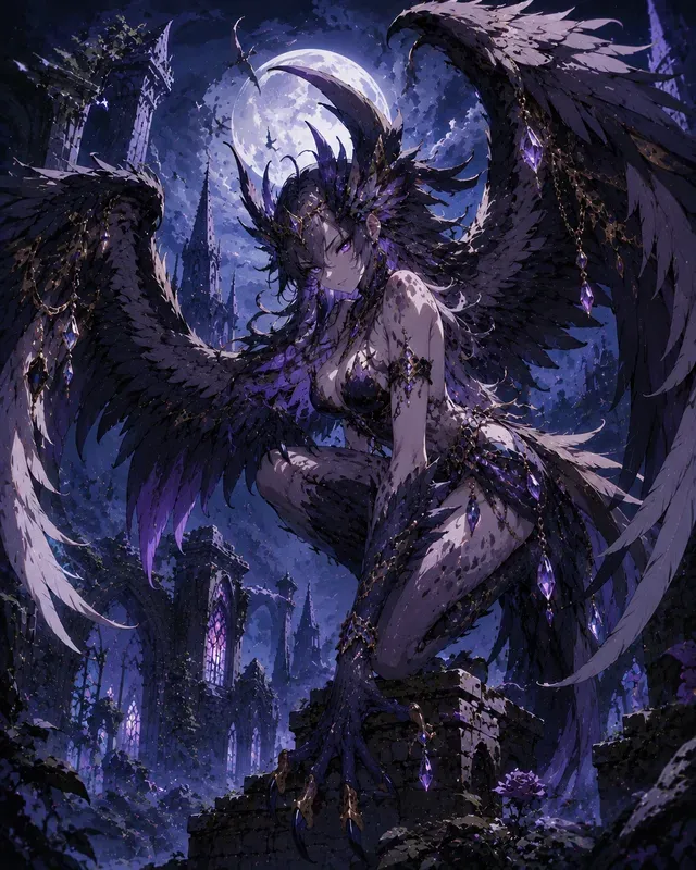 Fantasy Anime Bestiary Creature Art