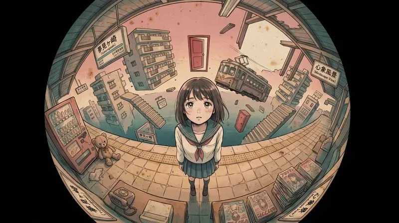 Circular Fisheye Memoryportal Animes