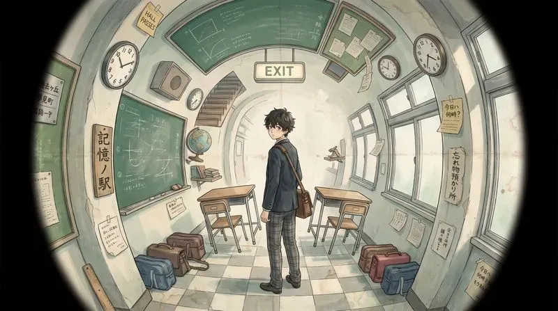 Circular Fisheye Memoryportal Animes