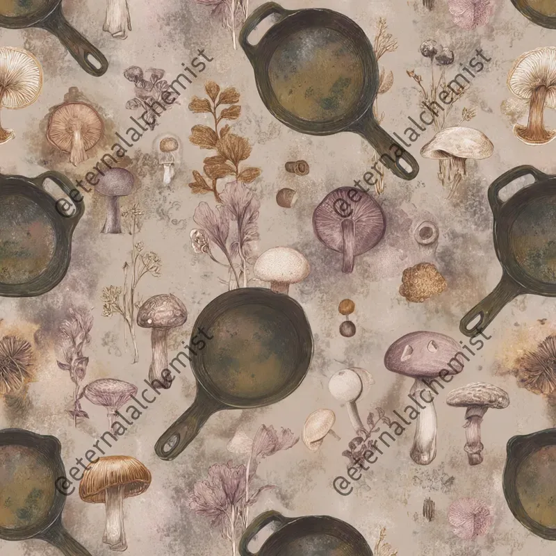 Moody Cottagecore Scrapbook Papers