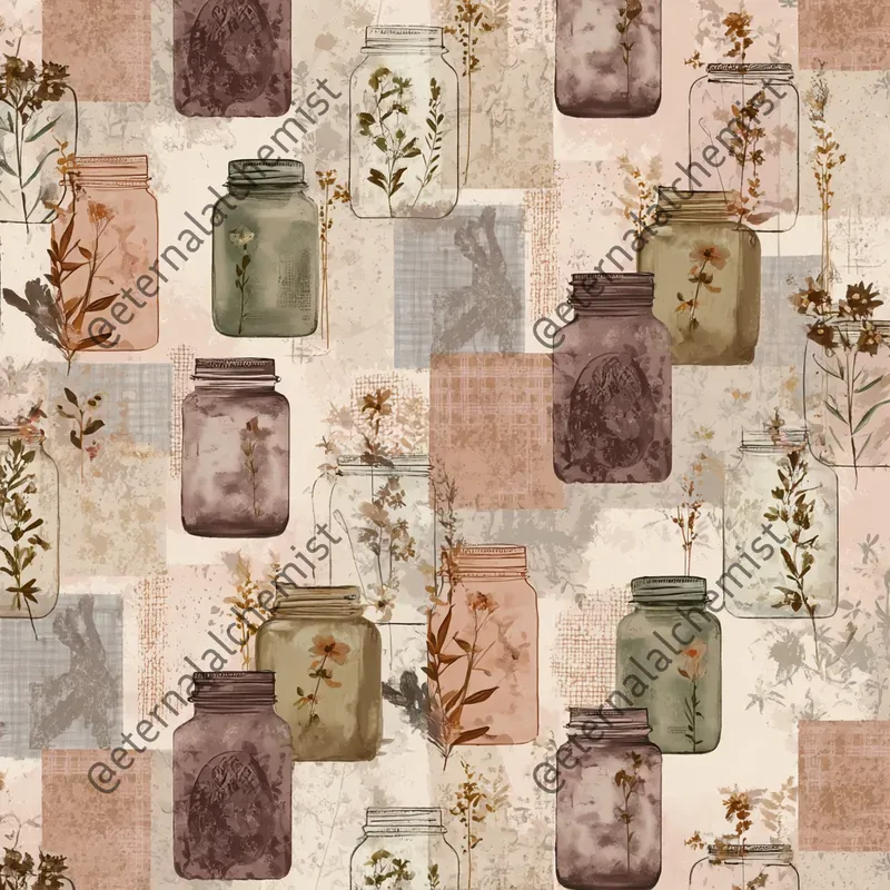 Moody Cottagecore Scrapbook Papers