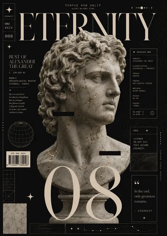 Luxury Marble Editorial Poster Generator