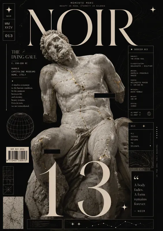 Luxury Marble Editorial Poster Generator