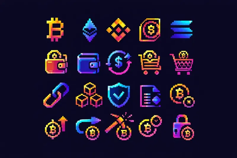 Geometric Pixel Icon Generator