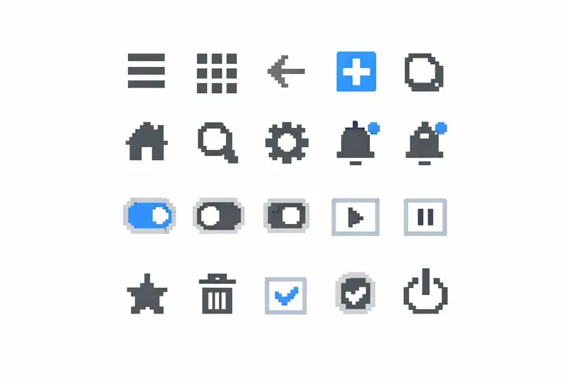 Geometric Pixel Icon Generator