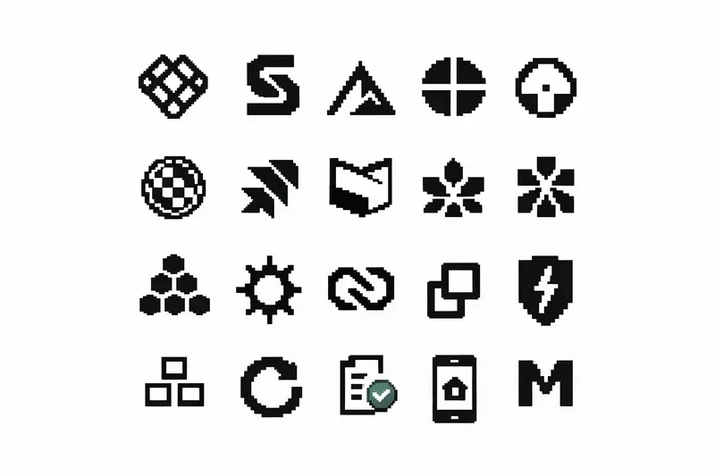 Geometric Pixel Icon Generator