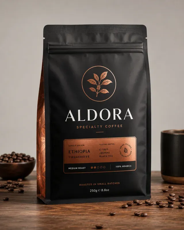 Premium Food Packaging Mockup Generator