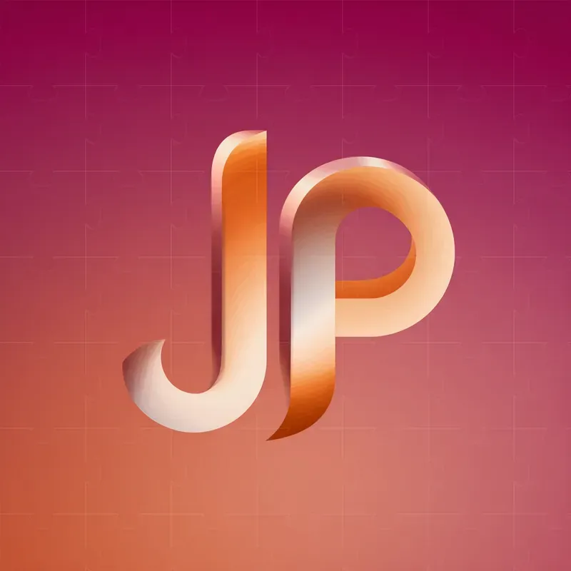 Minimalistic Ribbon Letter Logos