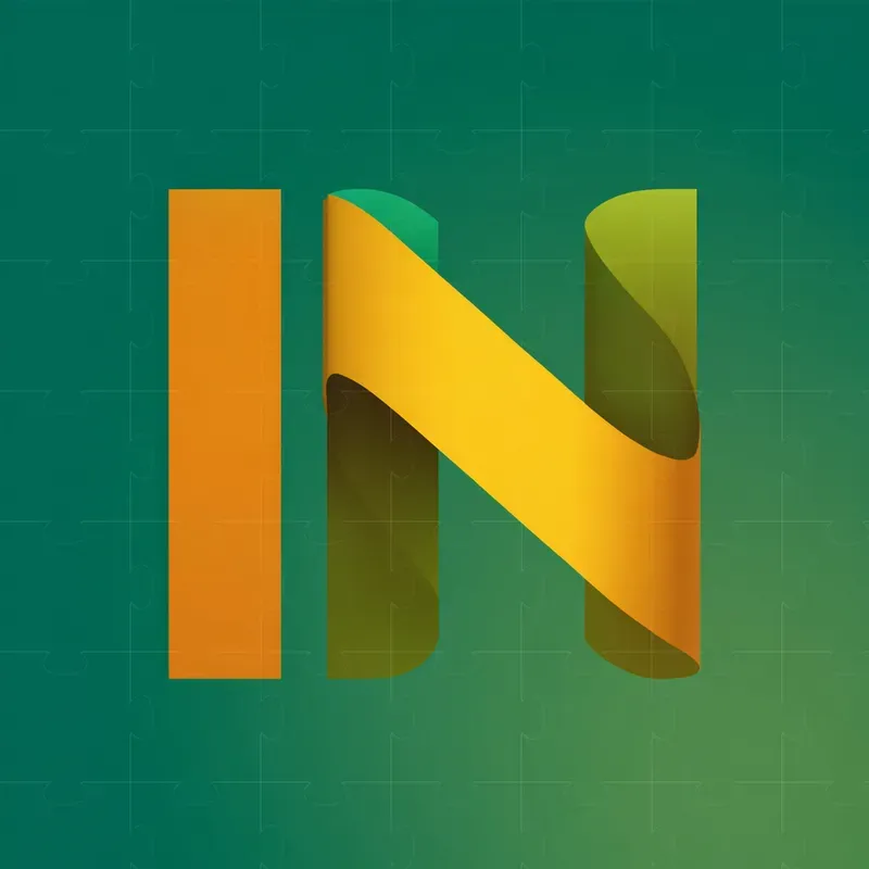 Minimalistic Ribbon Letter Logos