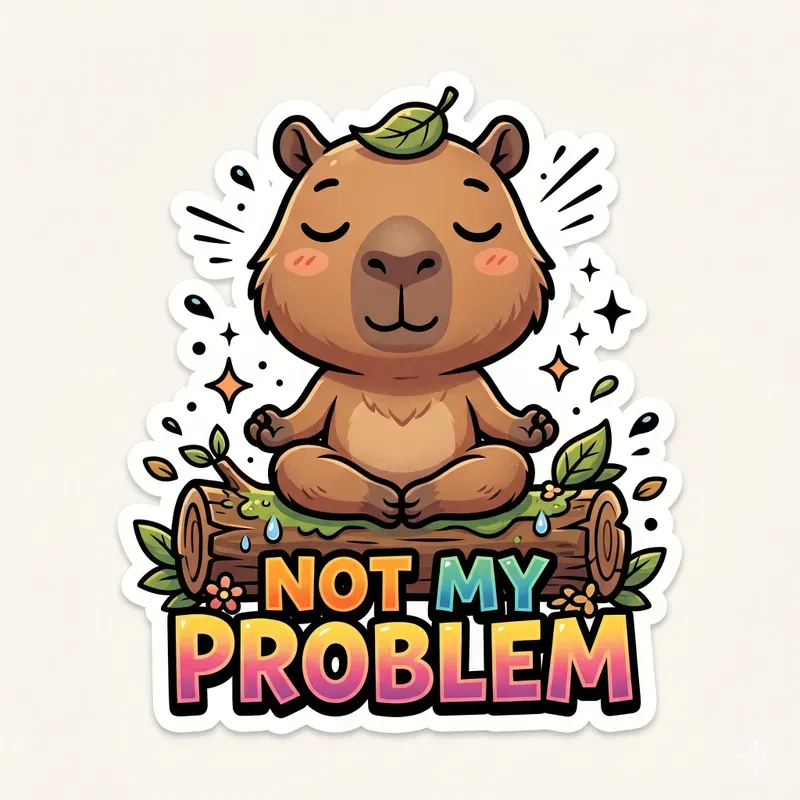 Sarcastic Comic Sticker Art Generator