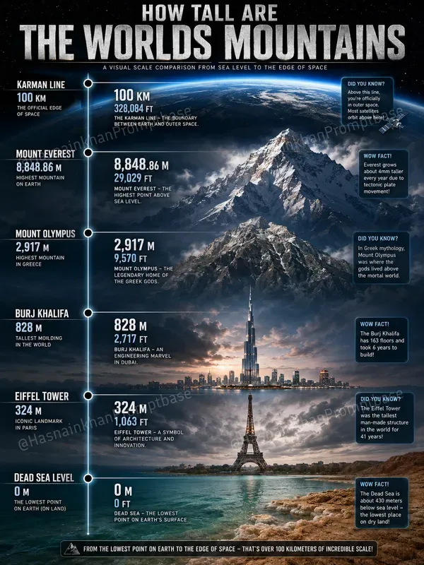 Scale Comparison Diagram Infographics