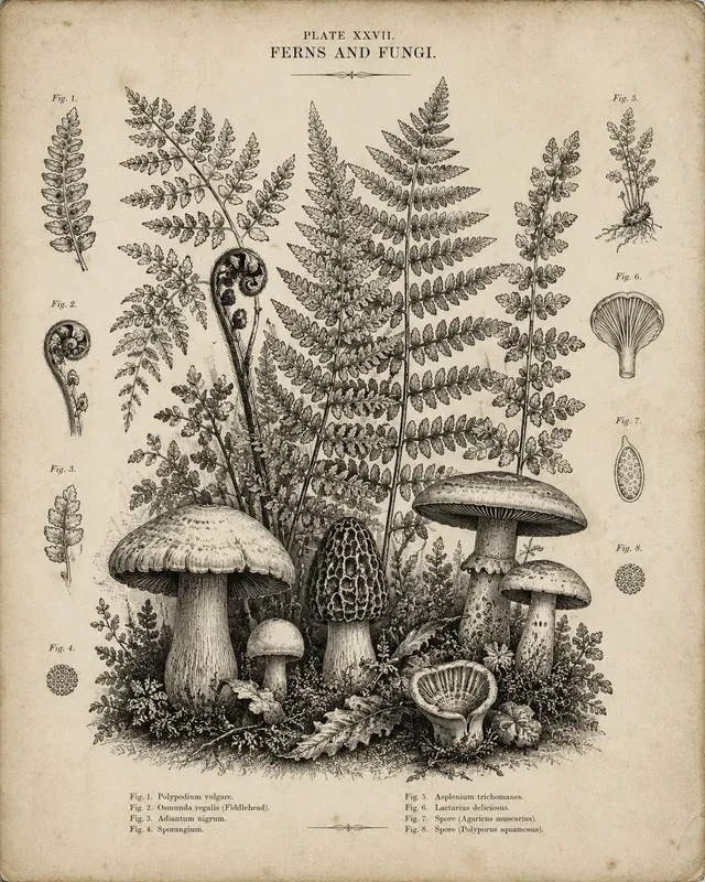 Antique Botanical Engraving Collections