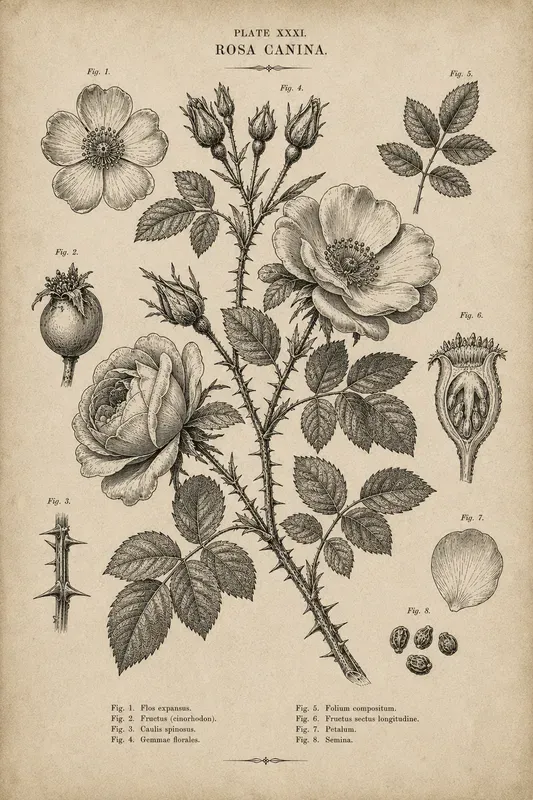 Antique Botanical Engraving Collections