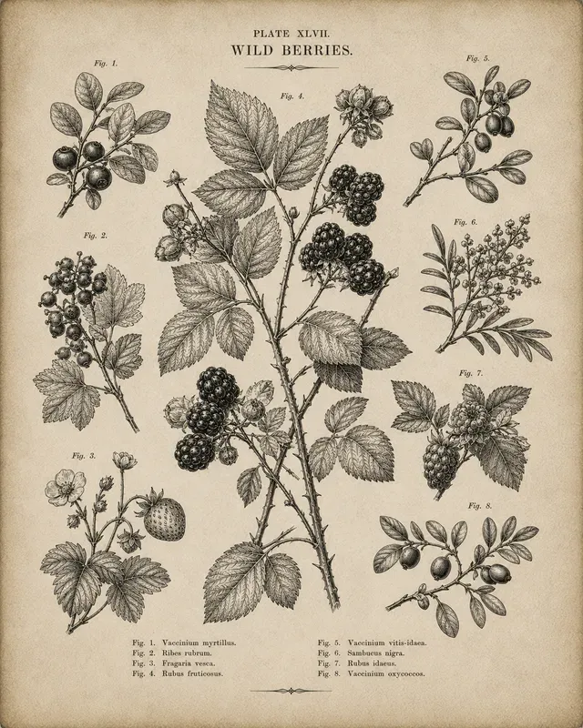 Antique Botanical Engraving Collections