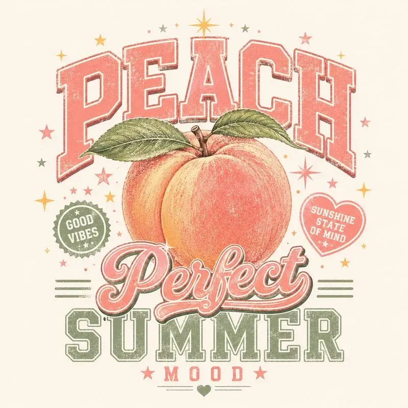 Vintage Fruit Quote Tshirt Generator