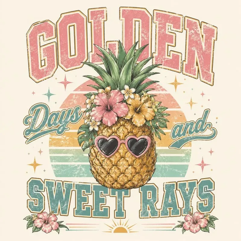 Vintage Fruit Quote Tshirt Generator