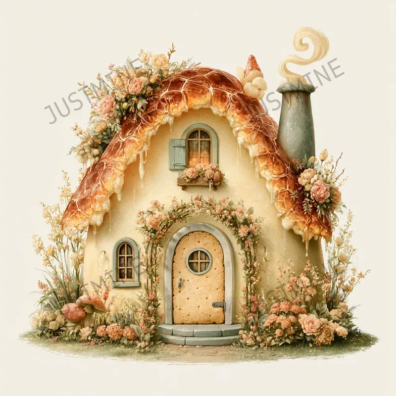 Fairytale Bakery Village Clipart