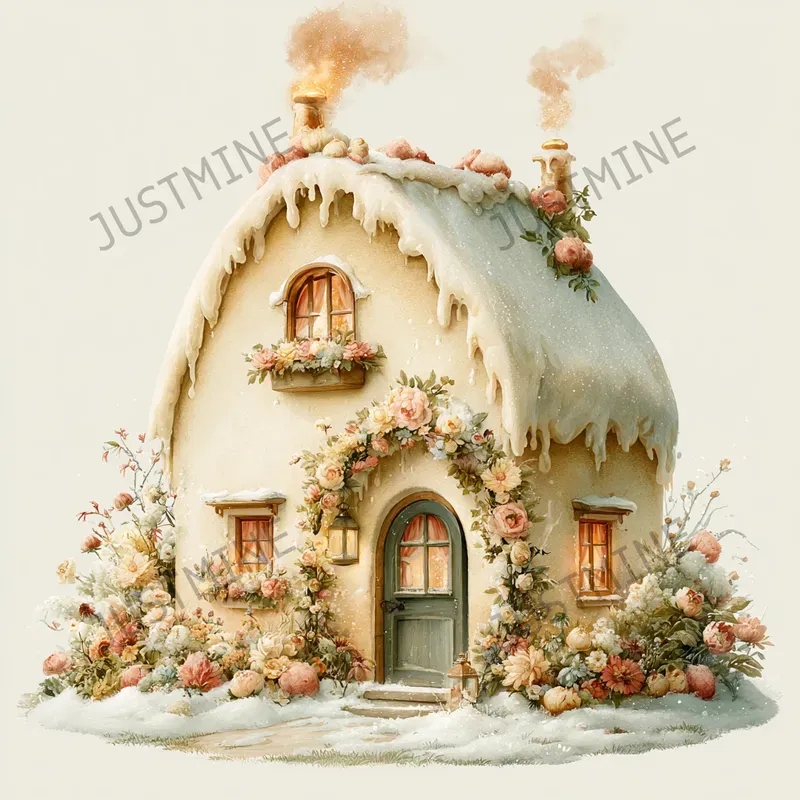 Fairytale Bakery Village Clipart