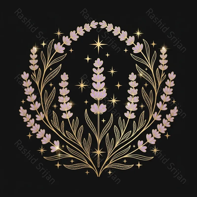 Celestial Goldline Pod Botanical Assets