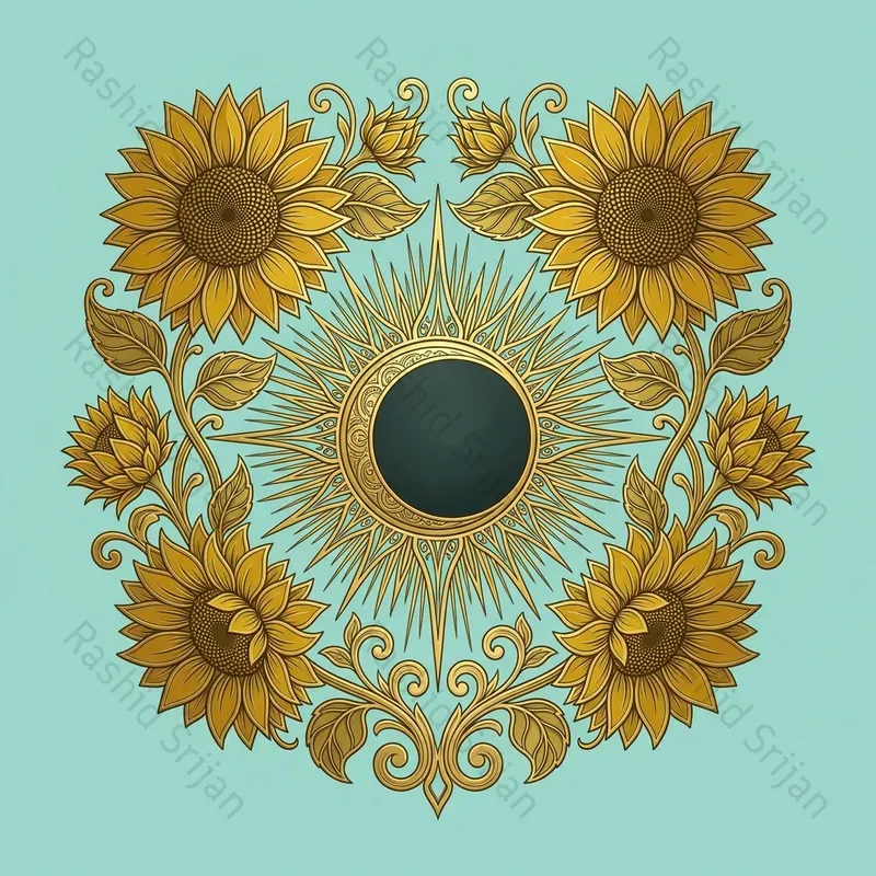 Celestial Goldline Pod Botanical Assets