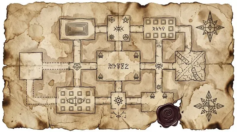 Dungeon Map Fragments