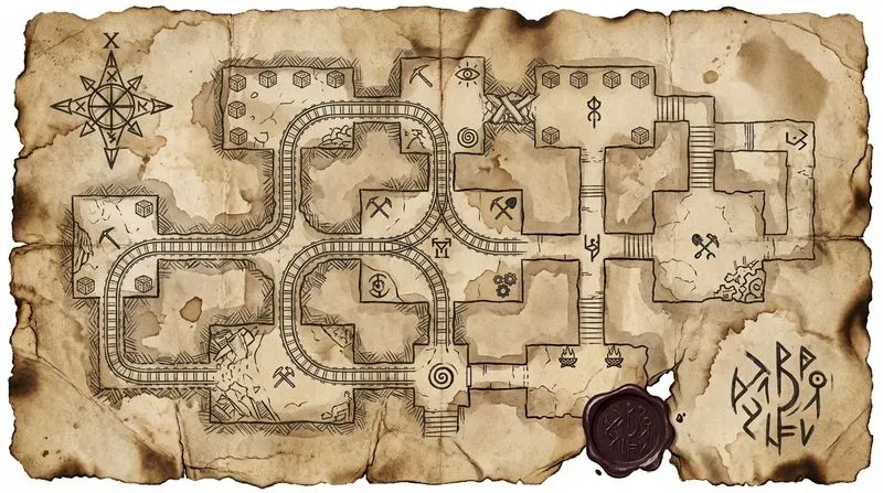 Dungeon Map Fragments