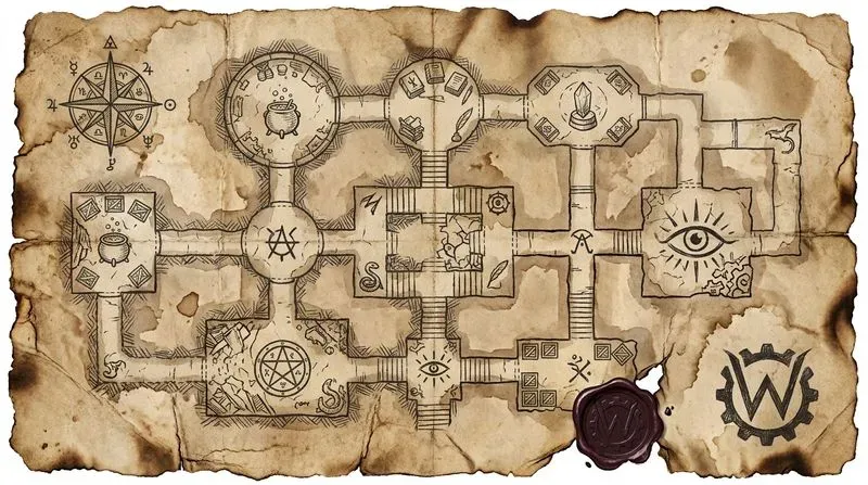 Dungeon Map Fragments