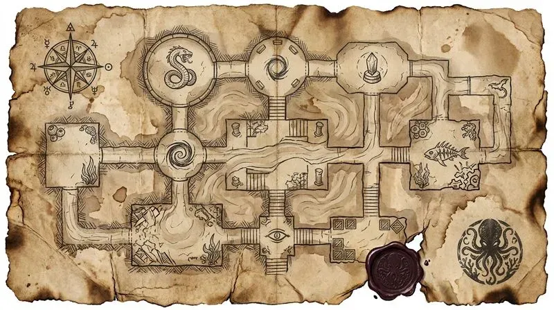 Dungeon Map Fragments