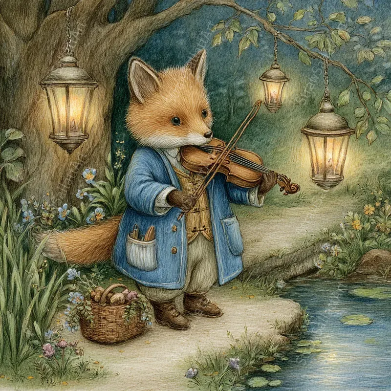 Woodland Fairytale Storybook Art Pages