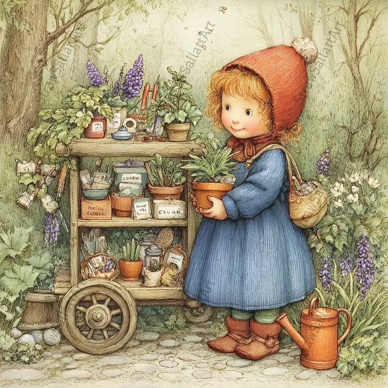Woodland Fairytale Storybook Art Pages