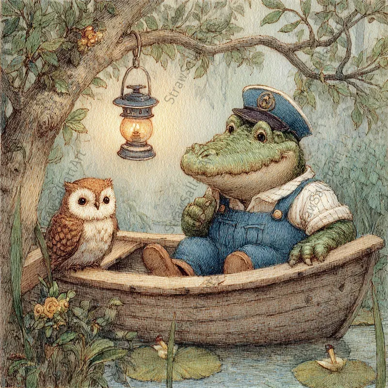 Woodland Fairytale Storybook Art Pages