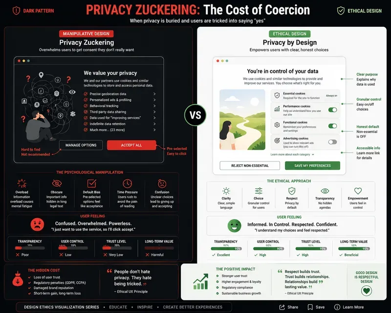 Dark Patterns Vs Ethical Design Visuals