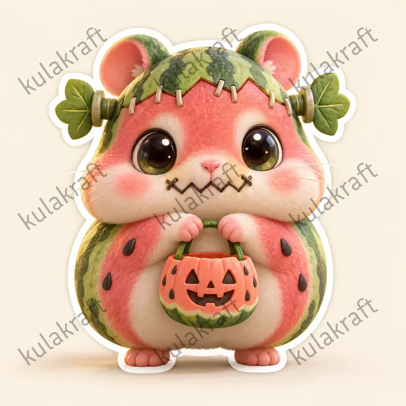 Weird Cute Halloween Sticker Packs