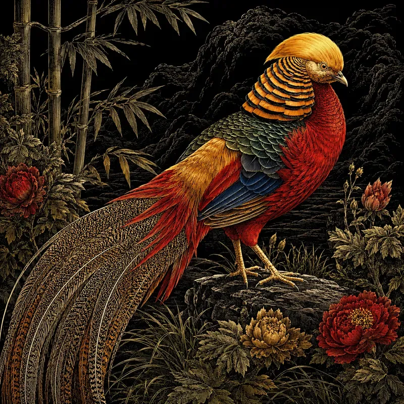 Midnight Scratch Art Wildlife