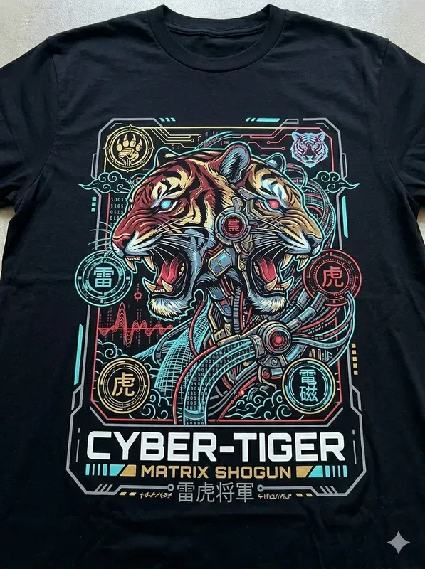 Cyberpunk Streetwear Tshirt Designs